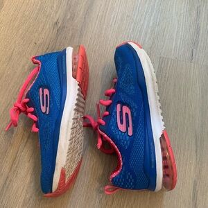Sketchers Kids Blue and Pink Sneakers
